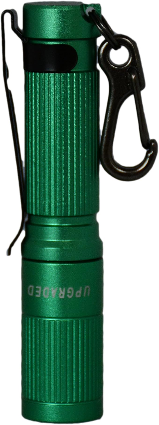 ITP A3 EOS CREE XP-G2 Keychain Flashlight - 150 Lumen with 3 Levels of Output (Low, Medium, High) - LED with Anti-Scratching Lens, 1xAAA Battery Compatible (Included) - Green