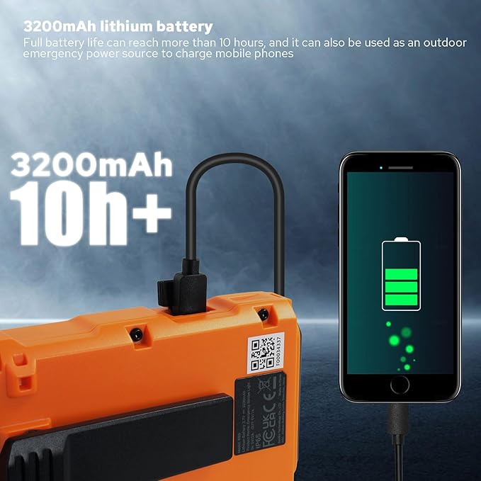 RS5 SOS Distress Strobe Light with Solar Panel, IP65 Waterproof, 10 Hours Battery Life, 6.5Km Night Light Visibility, Flashlight LED Survival Light for Outdoor, Camping, Hiking Emergency