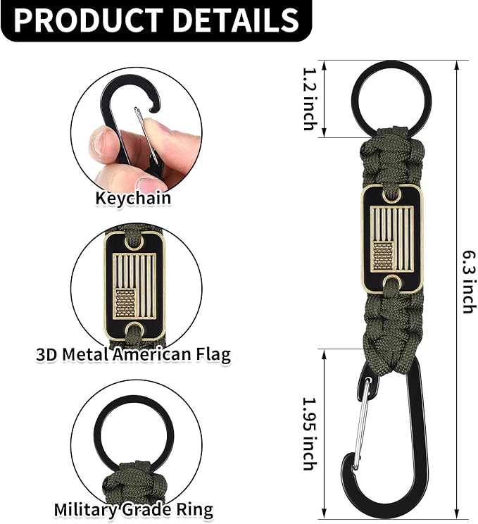 Frienda 2 Set Heavy Duty Paracord Lanyard Necklace Whistles Strap Braided 550 Keychain Lanyard for Outdoor Activities Camera