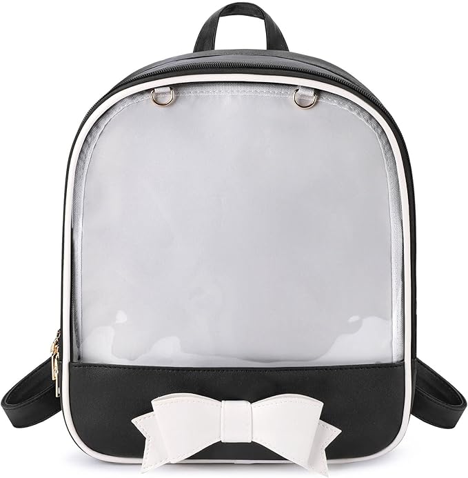 STEAMEDBUN Ita Bag Backpack Bowknot Kawaii Pin Display Backpack Bag with Insert