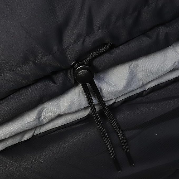 Thermotuff Wearable Sleeping Bag with Dual Hoodie, Zippered Arm Holes, Pockets & Adjustable Drawstring - Ideal for Camping, Cold Weather Hiking, and Stadium Sak Blanket