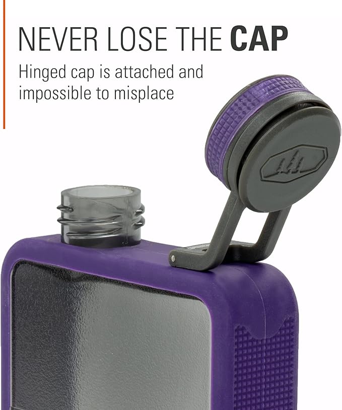 GSI Outdoors 79342 Boulder Flask 6 Oz Purple