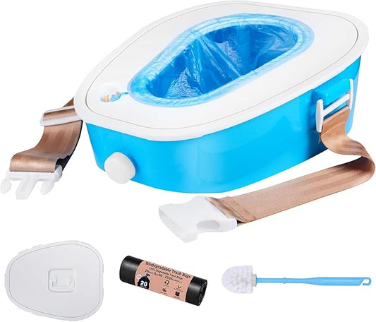 A ARCIYON Portable Toilet Car Camping Toilet Indoor & Outdoor Commode,Travel Potty,Portable Toilet for Car,Camping,Hiking,Long Road Trips,Traffic jam