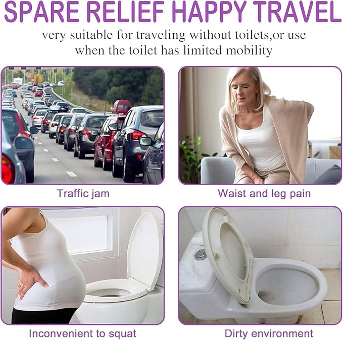 Female Urination Device, Reusable Female Urinal Silicone Women Pee Funnel Allows Women to Pee Standing Up, Portable Womens Urinal is The Perfect Companion for Camping,Outdoor,Travel