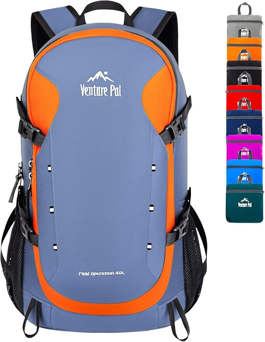 Venture Pal 40L Lightweight Packable Travel Hiking Backpack Daypack