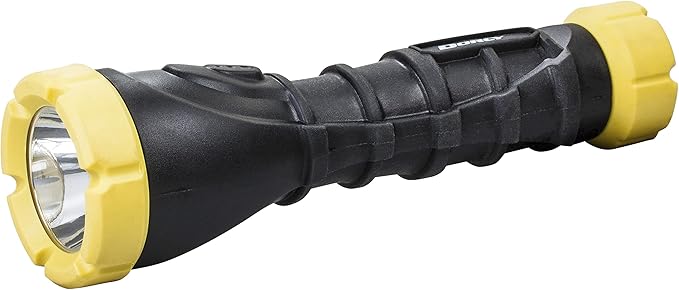 Dorcy 120-Lumen Weather Resistant LED Flashlight with Non-Slip Grip and Nylon Lanyard, Assorted Colors (41-2958)