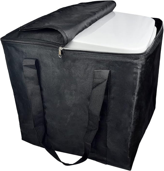Mupera Portable Toilet Storage Bag - Durable Carrying Bag for RV Travel Potty 5.3 Gallon, Camping Toilet Storage Bag Double Layer with Lining, Bag for Portable Toilet Protector and Easy Transport