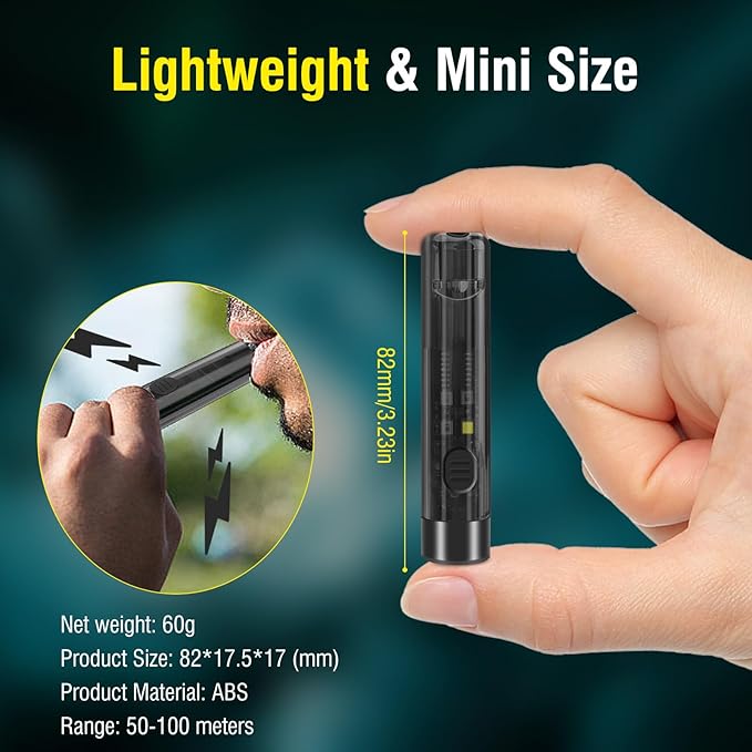 BORUIT S1 Pen Light USB C Rechargeable Keychain EDC Flashlight 80 Lumens Super Bright Pocket Mini Flashlight with 5 Light Modes for Camping Work and Emergencies (Grey)