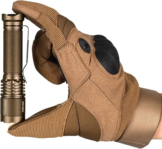 ACEBEAM TAC AA Tactical EDC Flashlight, 750 High Lumens Flashlight Rechargeable, 200 Meters Long Throw Pocket LED Flashlight, Super Bright Small Mini Flashlight, 519A-V1 LED 90+ High CRI Flash Light