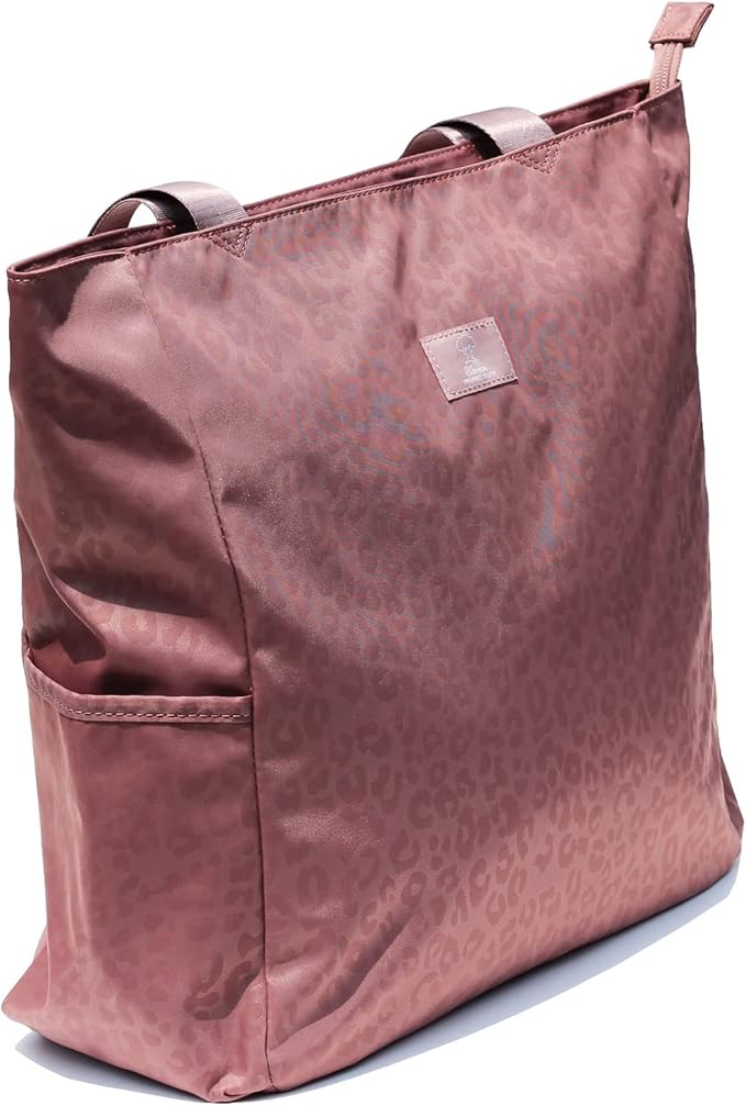 ESVAN Original Floral Water Resistant Large Tote Bag Shoulder Bag for Gym Beach Travel Daily Bags Upgraded