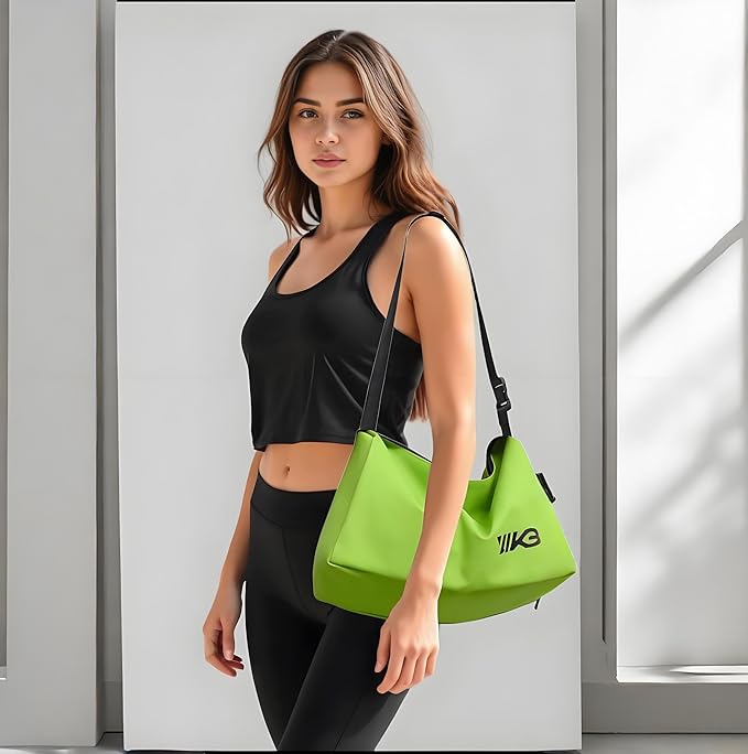 Small Gym Bag for Women Sports Duffel Bag with Shoes Compartment, Waterproof Travel Duffel Bag Carry on Bag Overnight Bag Weekender Bags for Workout Swimming Yoga Dance