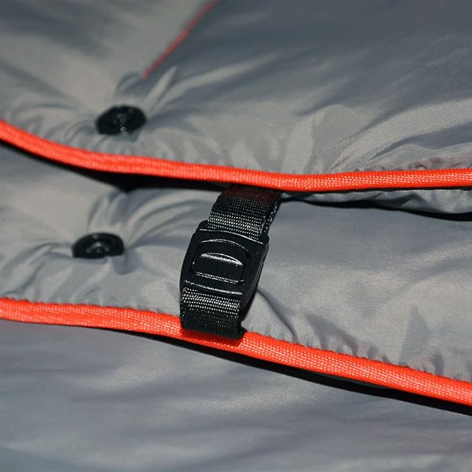 Camping Blanket, Puffy Waterproof Travel Blanket, Warm Cozy Picnic Blanket, for Outdoors, Travel, and Mountain.(Grey, 55" x 39")