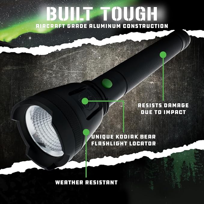 LitezAll 23030 Kodiak Kommander‚ 4000 Lumen Flashlight