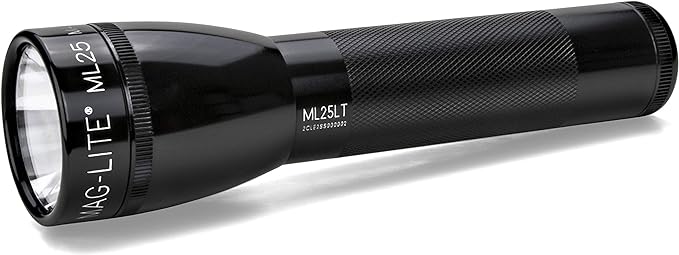 Maglite ML25LT LED 2-Cell C Flashlight, Black