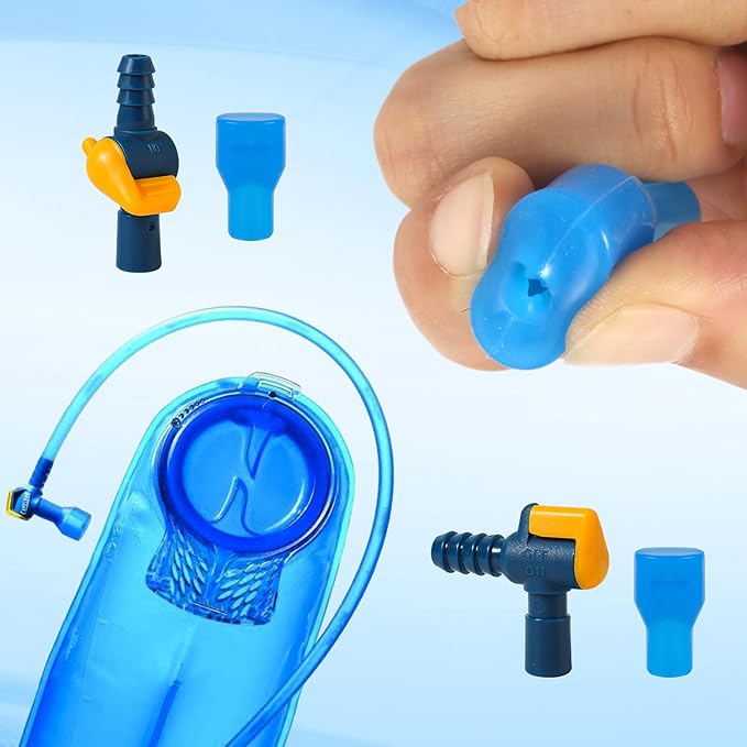 10pcs Bite Valve Replacement for Camelbak, Multicolored Mouthpiece Parts Replacement for Dust Cover Bite Valve Accessories Replacement for Hydration Bladder