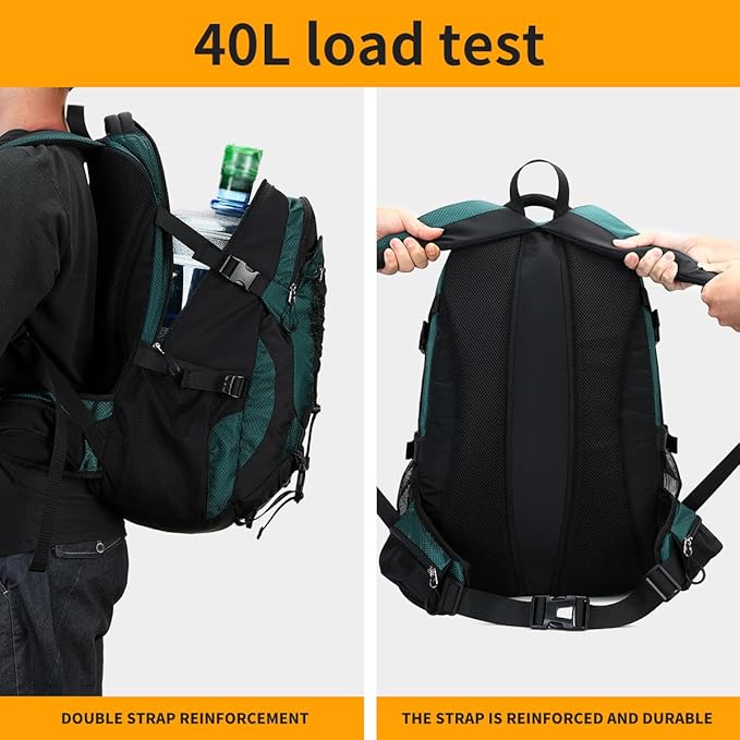 40L Hiking Backpack Waterproof Lightweight Daypack Travel Sports Camping Backpack for Men Women