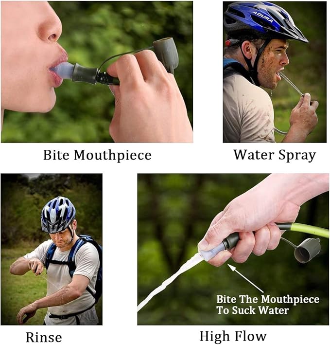 Hydration Bladder, 2L-3L Water Bladder for Hiking Backpack Water Storage Bag Reservoir, BPA Free Water Pouch Hydration Pack Replacement for Bicycling Cycling Hiking Camping Hunting Running