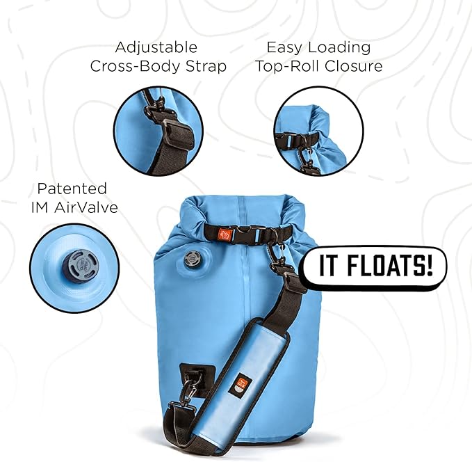 ICEMULE Classic Collapsible Sling Strap Cooler Hands Free, 100% Waterproof, Floats, 24+ Hours Cooling, Soft Sided Cooler for the Beach, Concerts, Traveling, RV-ing, Hiking, Kayaking, Camping & Fishing