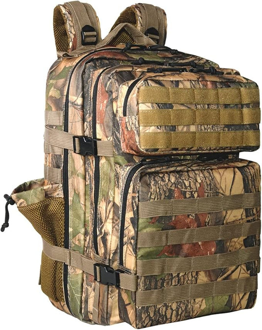 Military Tactical Backpack Army 3 Days Assault Pack Bag Large Rucksack with Molle System Hiking Treeking Rucksack