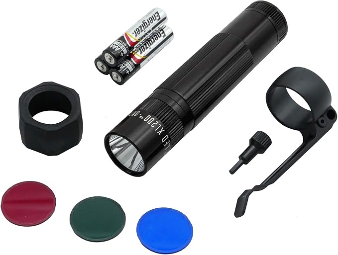 Maglite XL200 LED 3-Cell AAA Flashlight Tactical Pack, Black