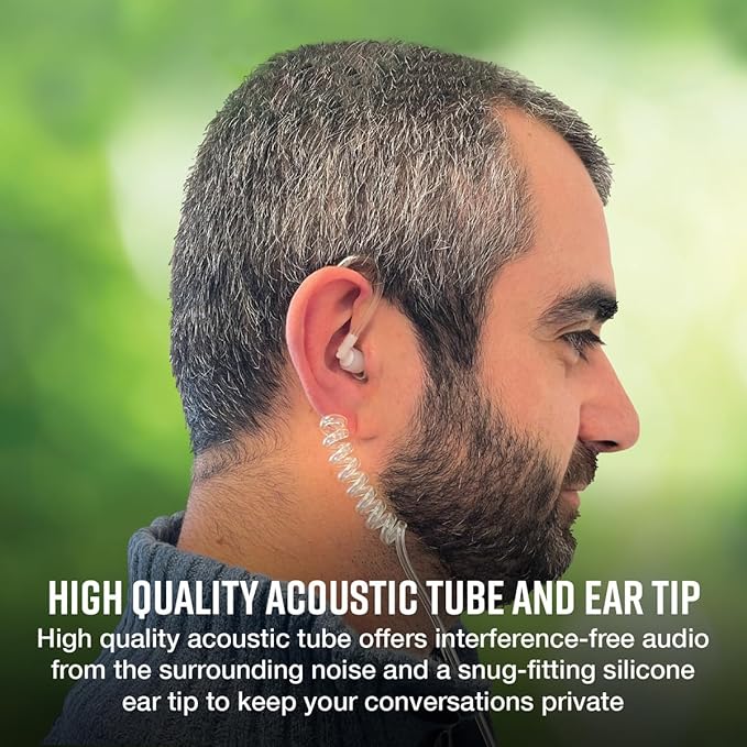 Cobra ACXT1035R FLT TTC Floating and Waterproof Walkie Talkies for Adults with Compatible Cobra Surveillance Headset: Rechargeable, 22 Channels, Long-Range, 2 Two-Way Radios, 2 Headsets