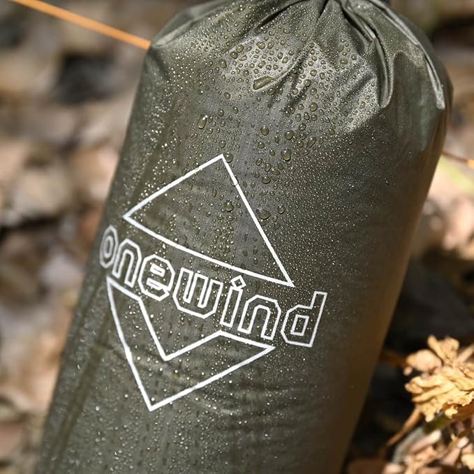 onewind Dry Bag Stuff Sack for Camping Hammock Ridgeline Sack Overhead Organizer Clip On Peak Storage Hammock Gear Sling, Lightweight Storage Hammock Organizer for Small Camping Gear
