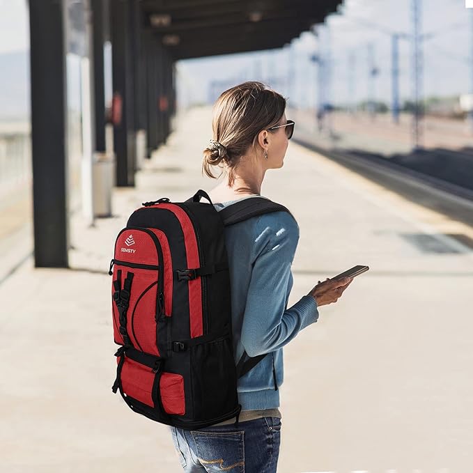 Hiking Backpack, 30L/40L/50L Expandable Hiking Backpack for Men and Women, Travel Backpack Flight Approved