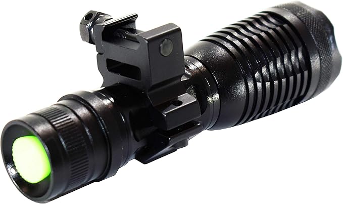 Trinity 1500 lumens led Tactical Flashlight with Mount for 20 Gauge Shotguns blk_AB