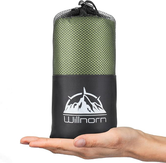 Sleeping Bag Liner,Travel Sheets & Adult Sleep Sack for Backpacking,Hotels & Hostels,Lightweight Single Camping Sleeping Bag Liners for Travel