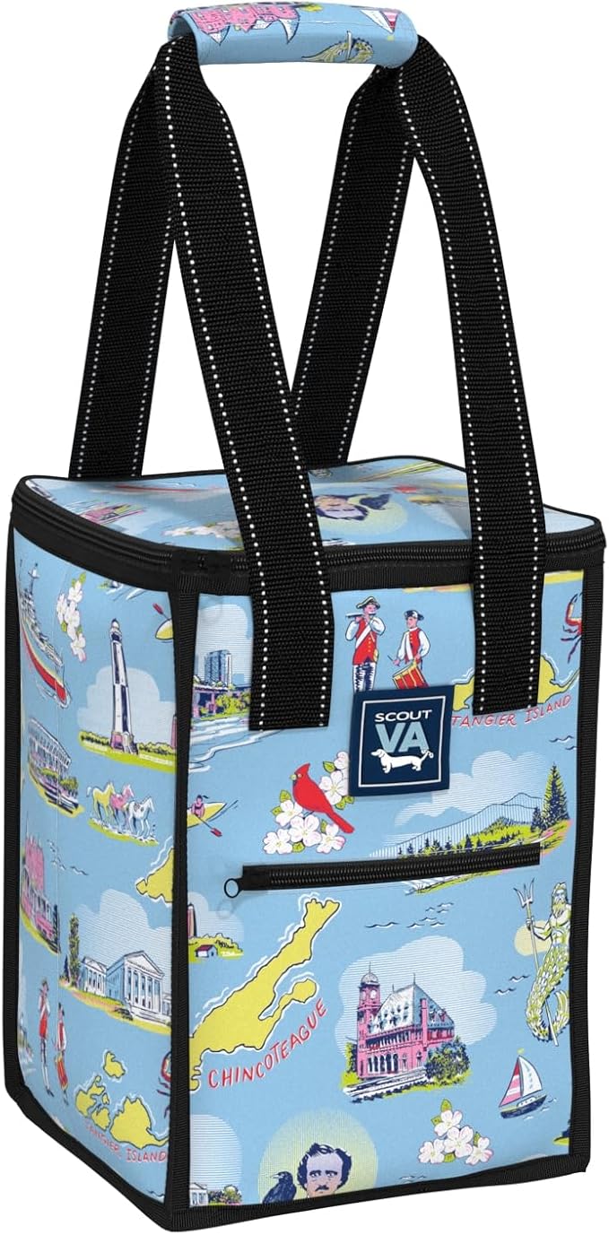 SCOUT Pleasure Chest - Soft, Lightweight, Insulated Cooler, Fits 5 Wine Bottles, Cooler for Beach, Pool, Boat, and Picnics