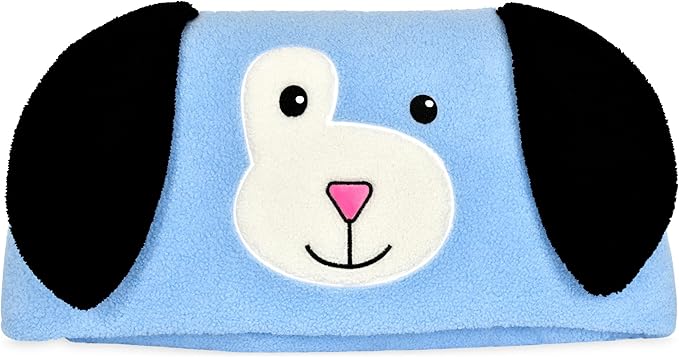 iscream 73" x 25" Faux Sherpa-Lined Furry Plush Fleece Zippered Sleeping Bag - Furry Friends Collection