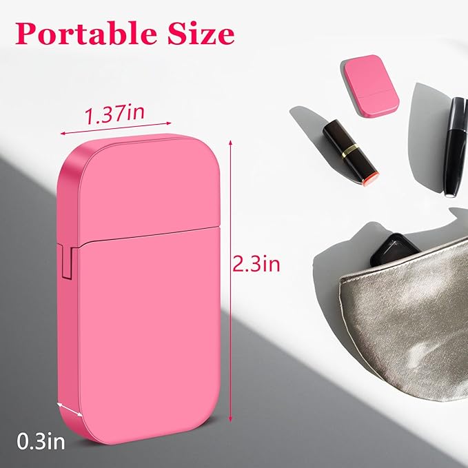 2 Pack Pink Flame Torch Lighter, Cute Pink Lighter,Refillable Butane Lighter, Windproof Torch Lighter for Outdoor Camping BBQ Candle,Nice Gift for Girls,Women on Birthday,Mother's Day Without Butane