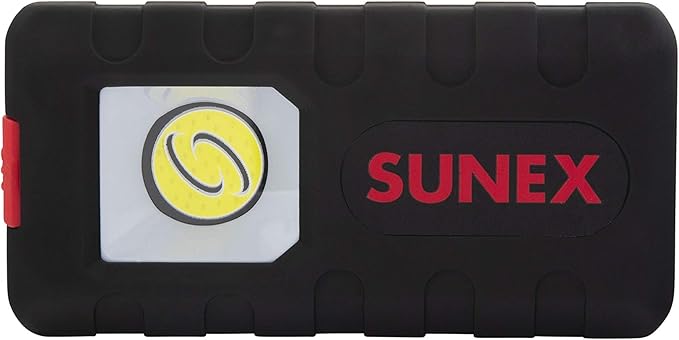 Sunex Pocket Light, 150 Lumens, Alkaline 3X AAA (Included), Clip/Magnet