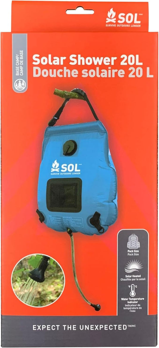 S.O.L. Survive Outdoors Longer Camping Shower 20L
