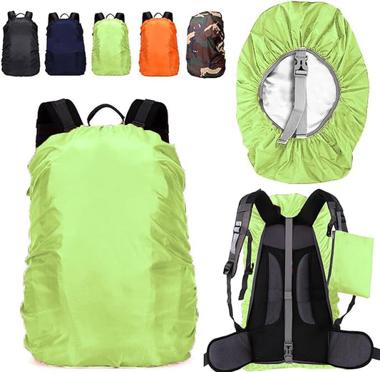 20-80L Waterproof Backpack Rain Cover with Storage Pouch and Adjustable Buckle Strap for Traveling Outdoor Hiking Camping