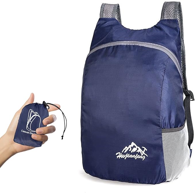 20L Ultra Lightweight Foldable Backpack Small Hiking Rucksack Ultralight Water Resistant Travel Packable Daypack for Men Women for Outdoor Sport Travelling Walking Hiking Camping Biking