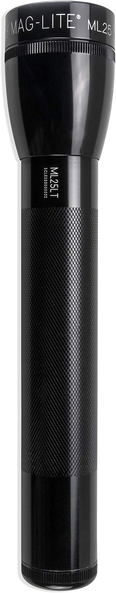 Maglite ML25LT LED 3-Cell C Flashlight, Black - ML25LT-S3016