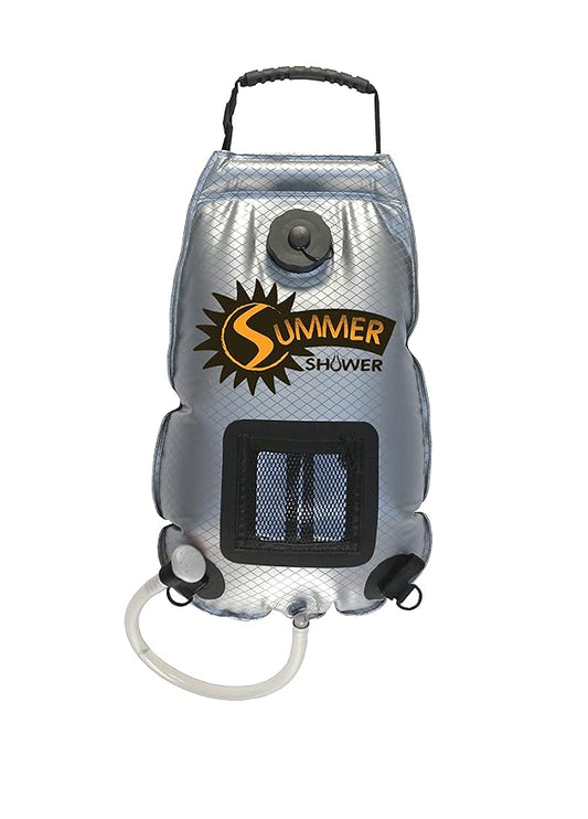 Advanced Elements (SS761) Summer Solar Shower - 3 Gallon , Silver/Black