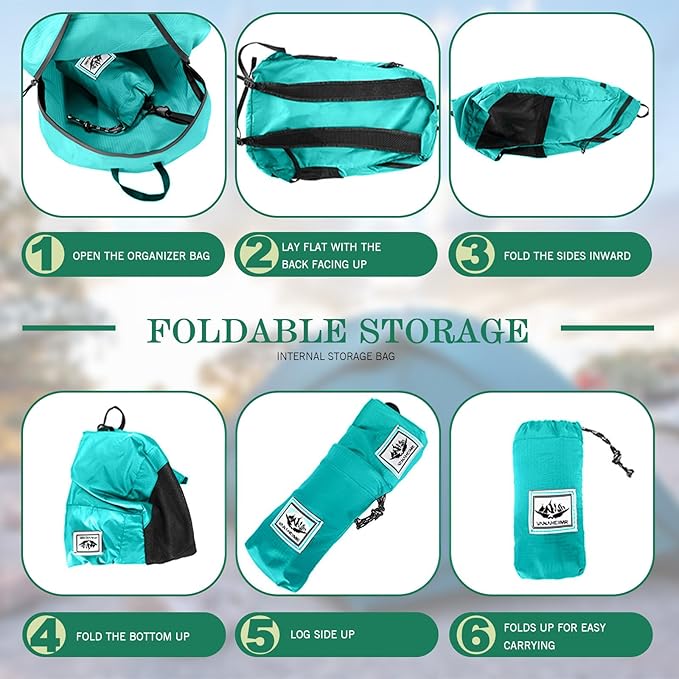 20L Waterproof Packable Hiking Backpack, Flower Ultra Lightweight Travel Camping Backpack for Women Men, Foldable Outdoor Day Pack Bag for Backpacking Sports (Color 2)