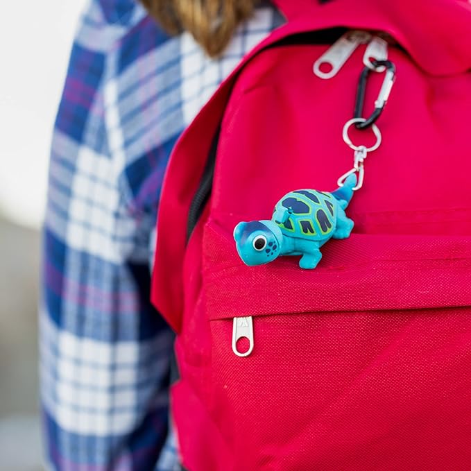 Big Discoveries WildLight Animal Carabiner Flashlight - Fun Mini Keychain Flash Lights for Kids, Nurses, Camping