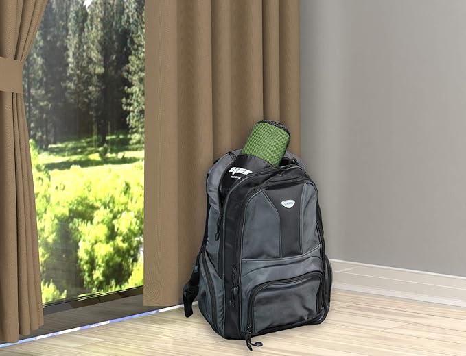 EPAuto 2-Pack Microfiber Fast Drying Travel Gym Towels, Green, (60''x30'', 24''x15'')
