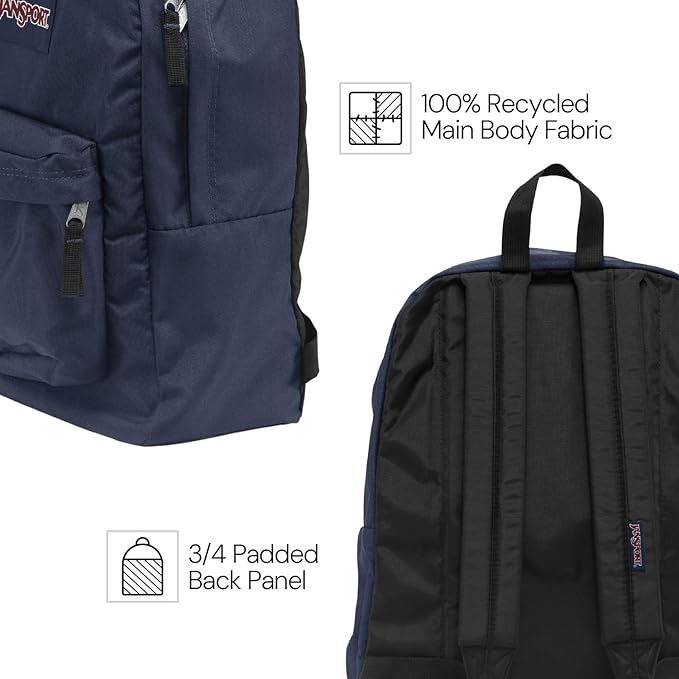 JanSport SuperBreak One Backpack - Durable, Lightweight Bag with 1 Main Compartment, Front Utility Pocket with Built-in Organizer, Premium Backpack, Camo Illusion
