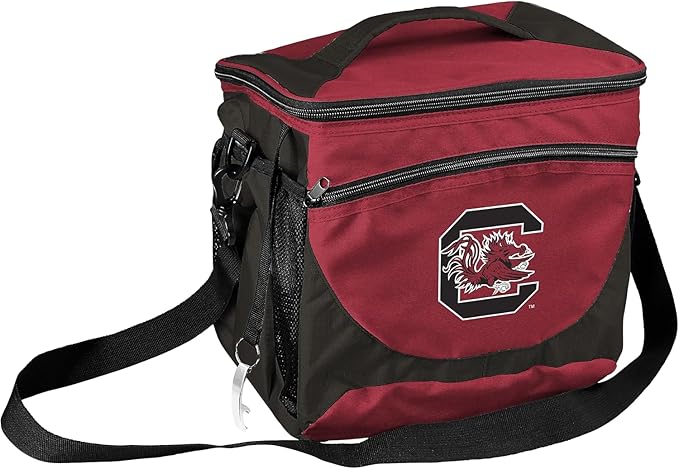 Logo Brands NCAA Unisex Adult 24-Can Cooler with Bottle Opener and Front Dry Storage Pocket, One Size, Multicolor