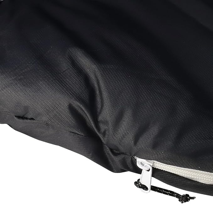 Thermotuff Wearable Sleeping Bag with Dual Hoodie, Zippered Arm Holes, Pockets & Adjustable Drawstring - Ideal for Camping, Cold Weather Hiking, and Stadium Sak Blanket
