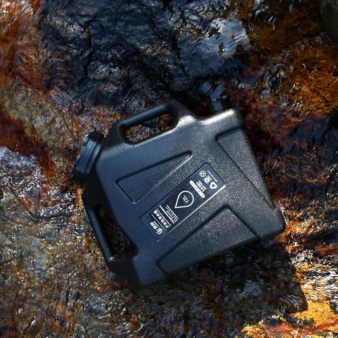 Water Container with Spigot - 2.6Gallon/3.2Gallon Water Jug Portable Camping Water Tank BPA Free - Emergency Water Storage for Camp Outdoor Hiking