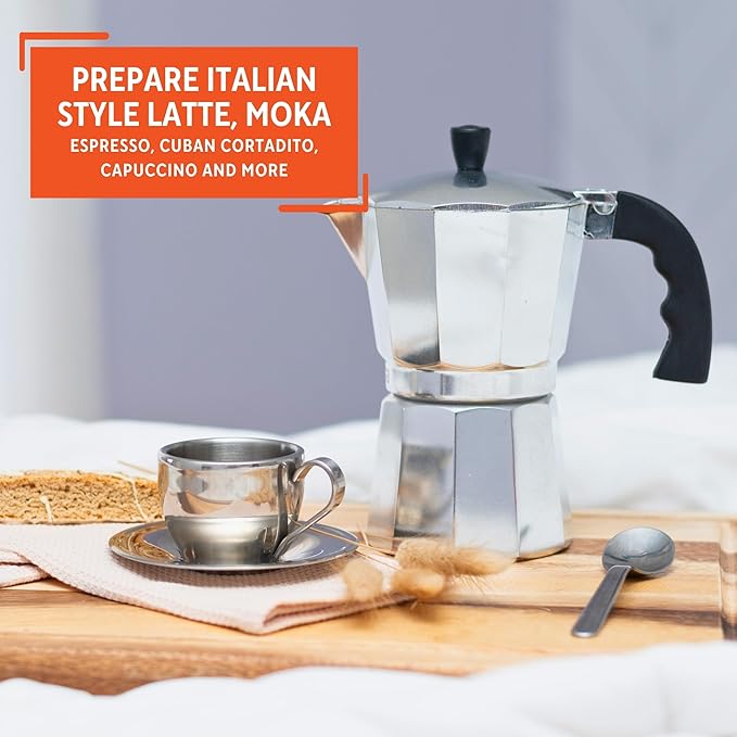 IMUSA 12cup Cast Aluminum Stovetop Coffeemaker