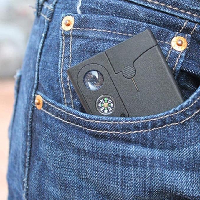 Gifts for men MultiTools - 10 in 1 Credit Card Pocket Multi Tool for everyday use - Home, Work or Outdoors - Holiday Christmas Stocking Stuffers (1 Pack)