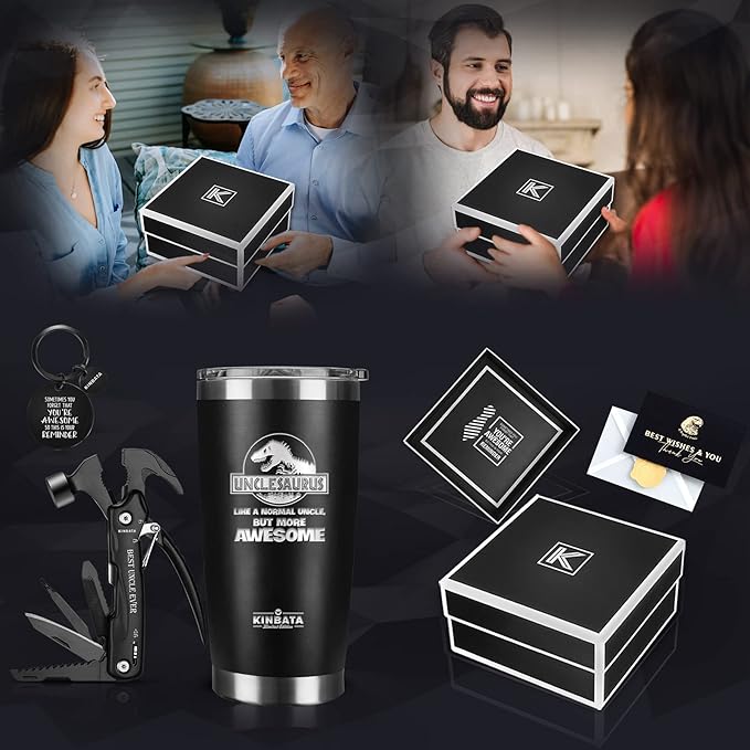 Gifts for Uncle-Uncle Fathers day Box Gifts for Men Birthday Gift Ideas for Him,Best Uncle Gifts Sets from Nephew or Nieces Inspirational Gifts for Uncle49