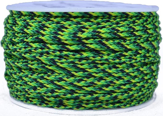 BORED? PARACORD! Nylon Micro Cord - 125 or 1000 Foot Spool Options - 70+ Colors and Patterns - 1.18mm Cord