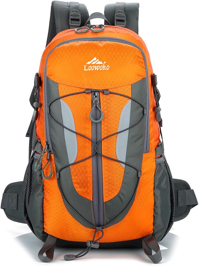 Loowoko Hiking Backpack, 40L Water Resistant Camping Backpack for Men & Women, Lightweight Travel Daypack Bag